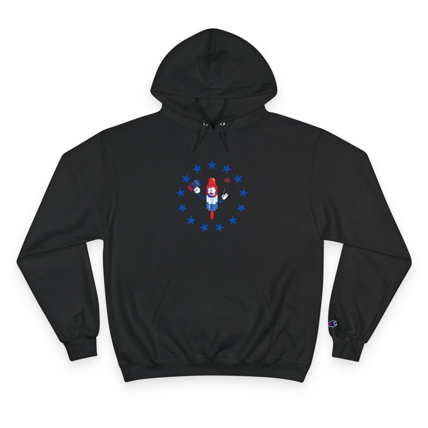 4th of July Popsicle - Champion Hoodie