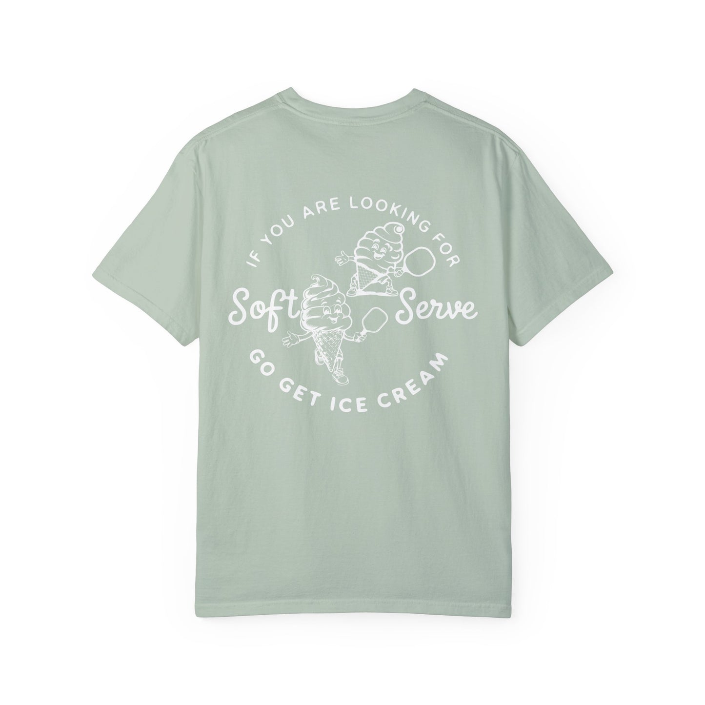 Pickleball Vintage Ice Cream Style T-Shirt - If you are looking for soft serve go get icecream