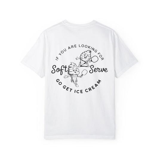 Pickleball Vintage Ice Cream Style T-Shirt - If you are looking for soft serve go get icecream