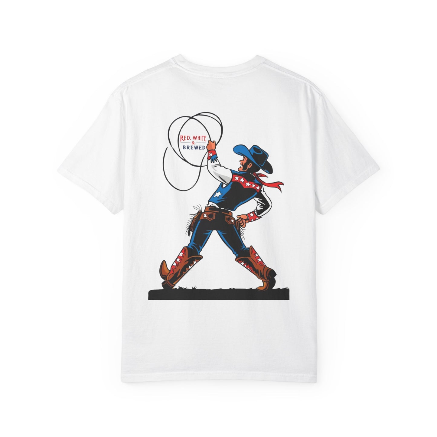 Red White and Blue Bandana - 4th of July Tee