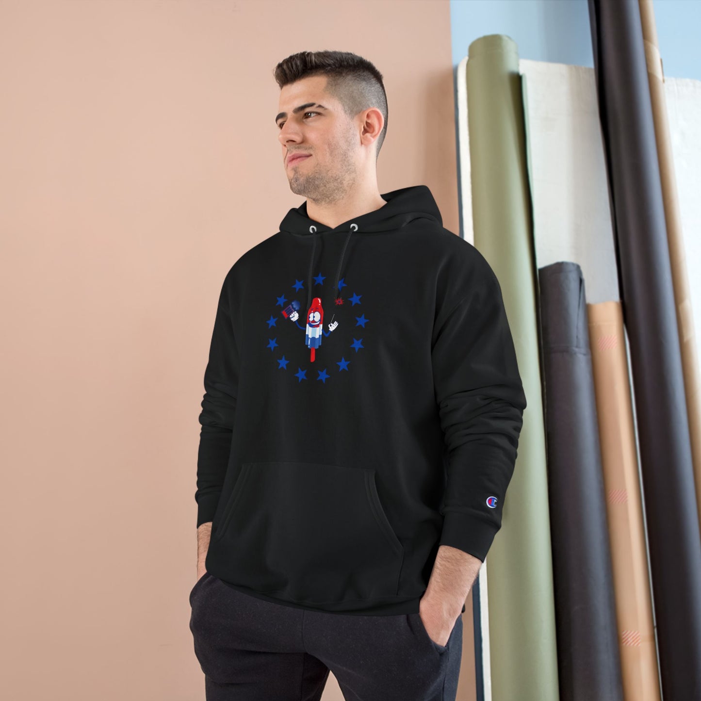 4th of July Popsicle - Champion Hoodie