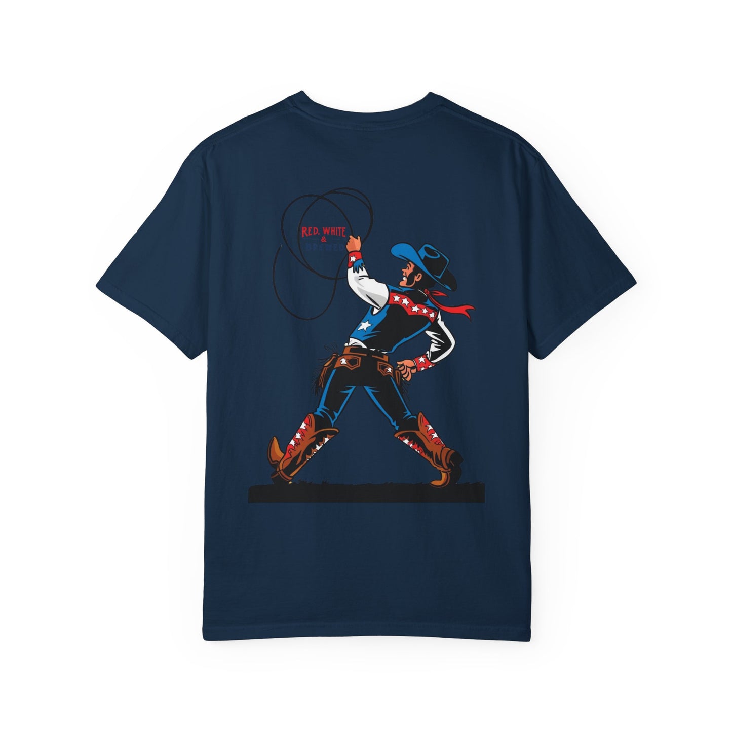Red White and Blue Bandana - 4th of July Tee
