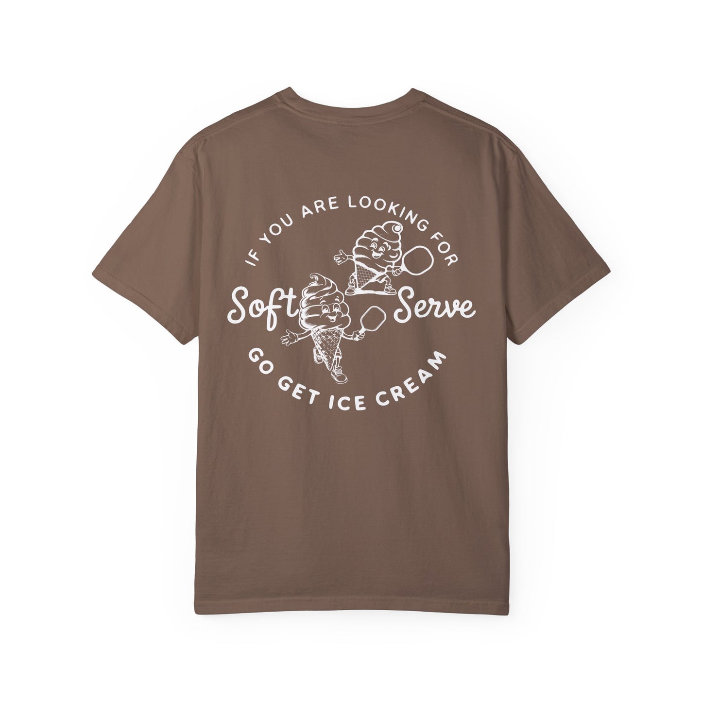 Pickleball Vintage Ice Cream Style T-Shirt - If you are looking for soft serve go get icecream