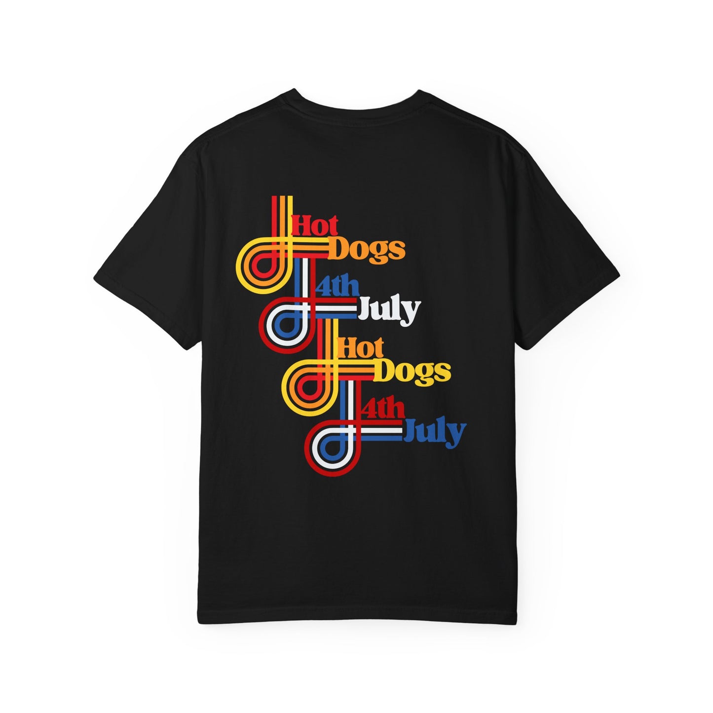 Hotdogs & 4th of July Retro T-shirt