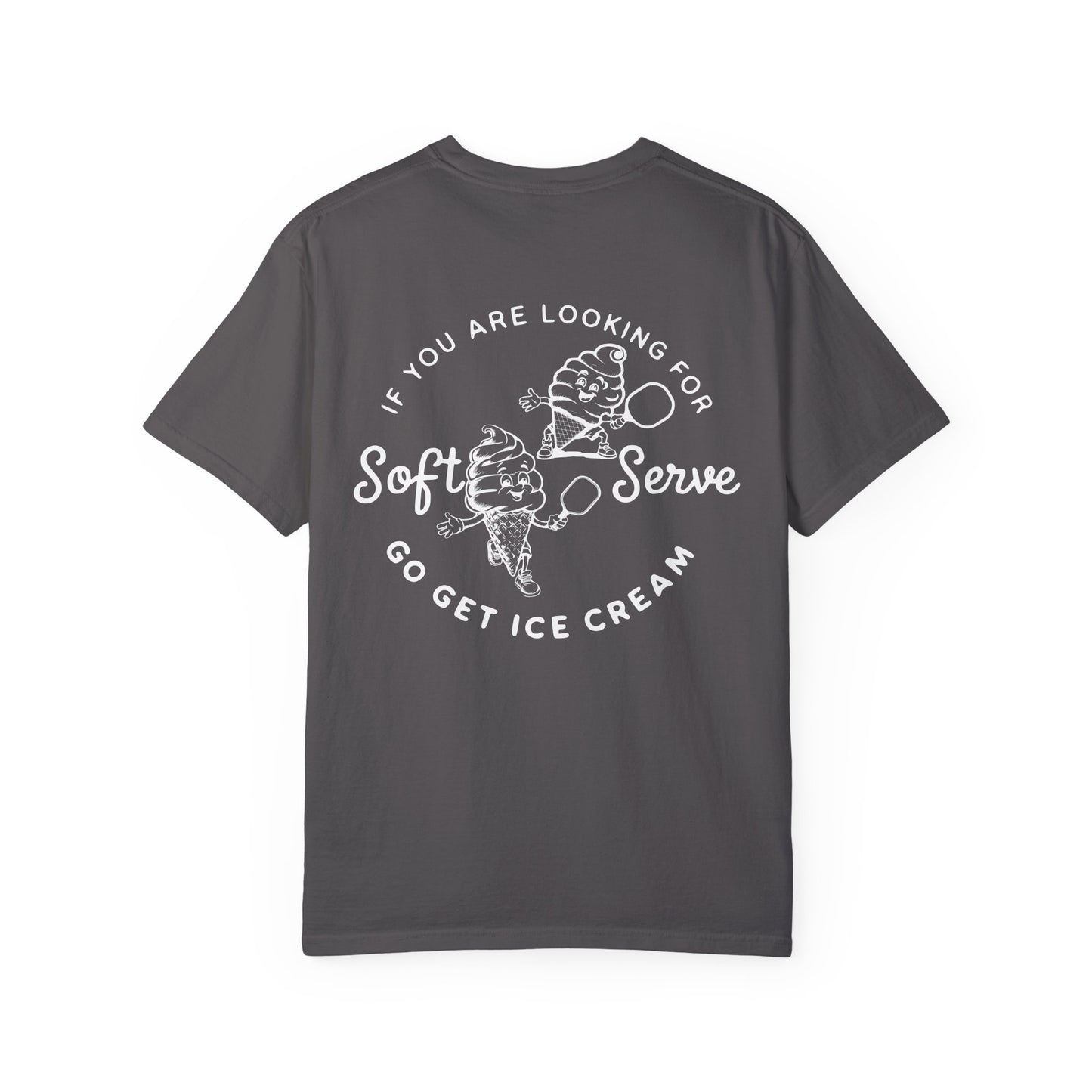 Pickleball Vintage Ice Cream Style T-Shirt - If you are looking for soft serve go get icecream