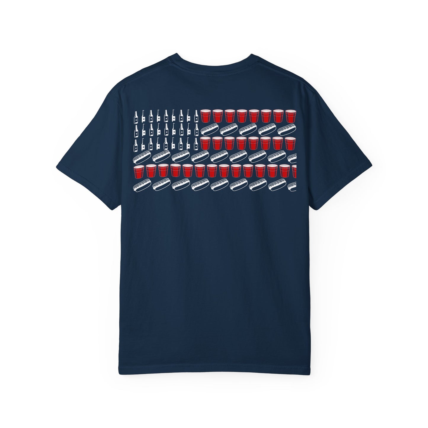 4th of July T-shirt: Red, White, and Booze Patriotic Tee