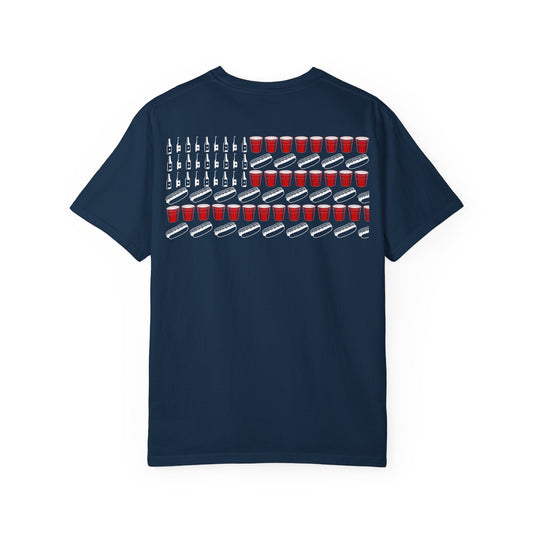 4th of July T-shirt: Red, White, and Booze Patriotic Tee