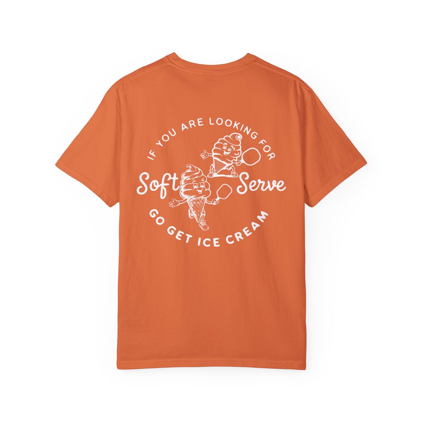 Pickleball Vintage Ice Cream Style T-Shirt - If you are looking for soft serve go get icecream