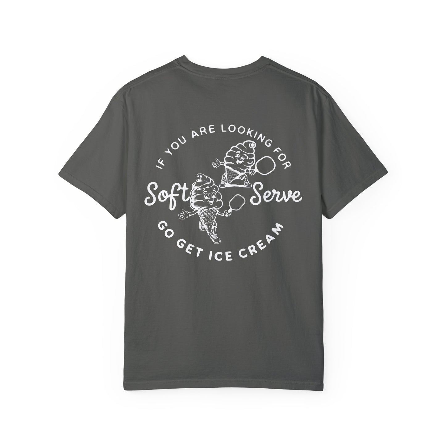 Pickleball Vintage Ice Cream Style T-Shirt - If you are looking for soft serve go get icecream