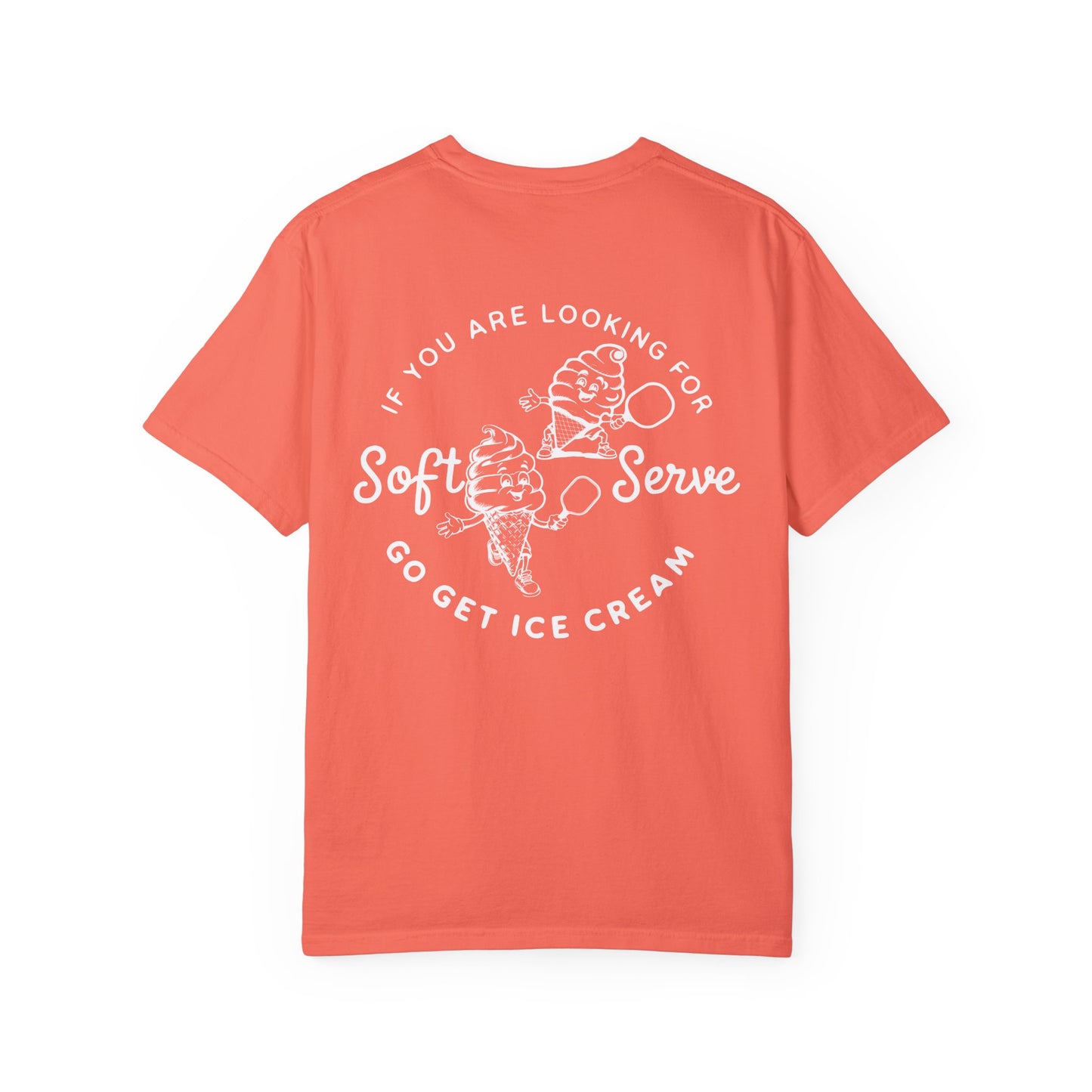Pickleball Vintage Ice Cream Style T-Shirt - If you are looking for soft serve go get icecream
