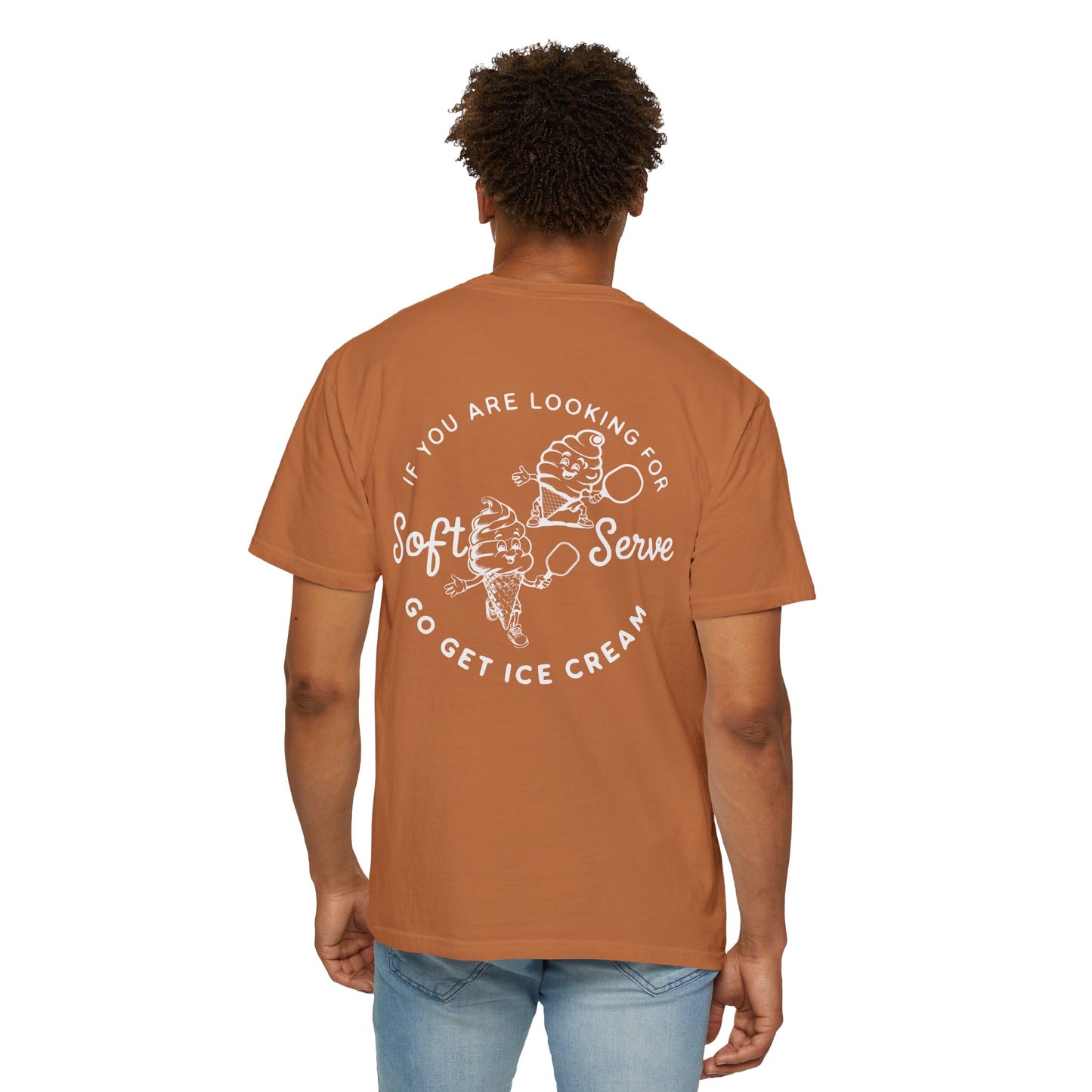 Pickleball Vintage Ice Cream Style T-Shirt - If you are looking for soft serve go get icecream