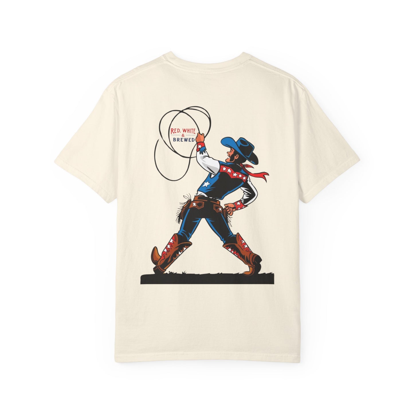 Red White and Blue Bandana - 4th of July Tee