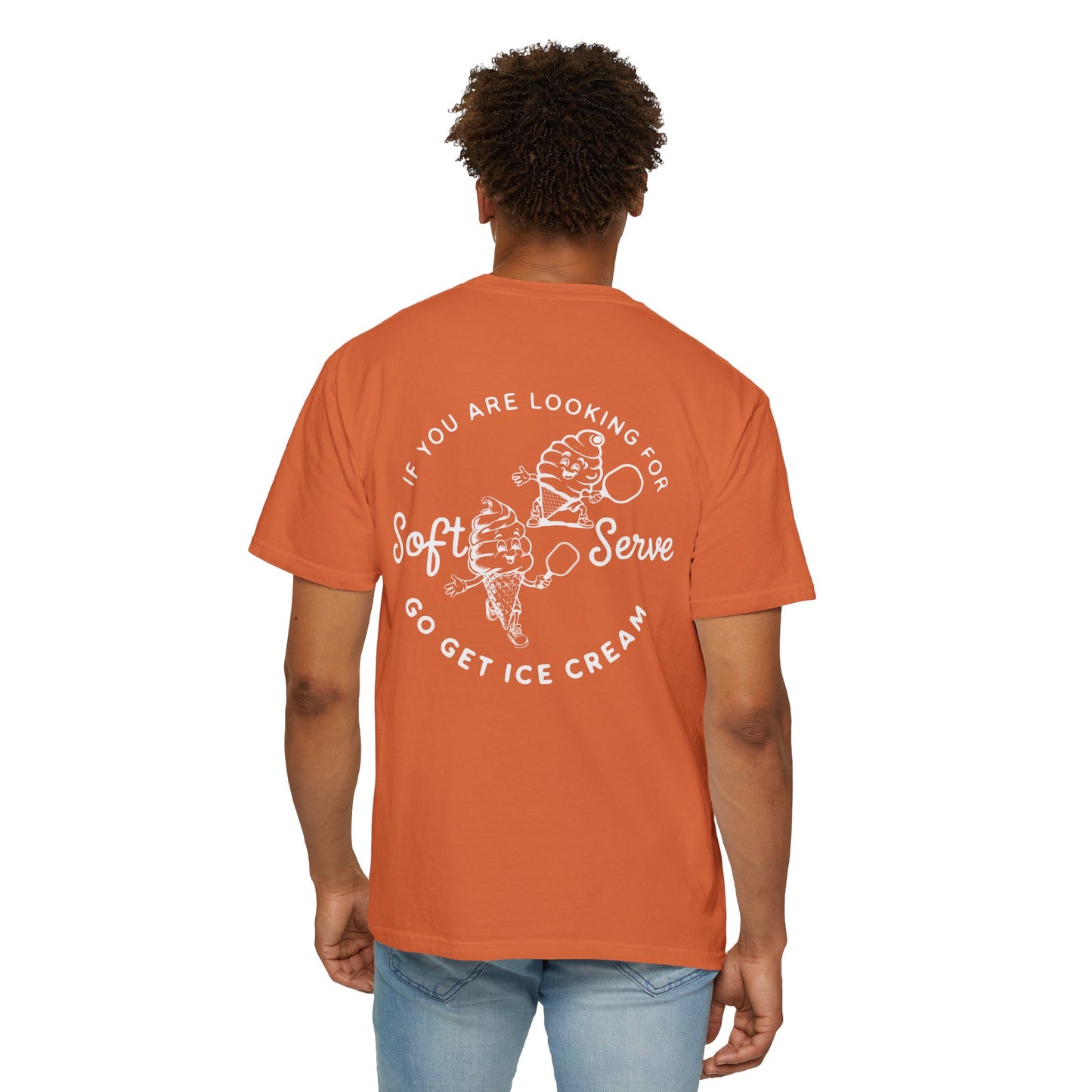 Pickleball Vintage Ice Cream Style T-Shirt - If you are looking for soft serve go get icecream