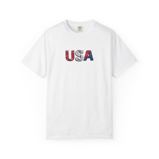 Red White and Blue Bandana - 4th of July Tee