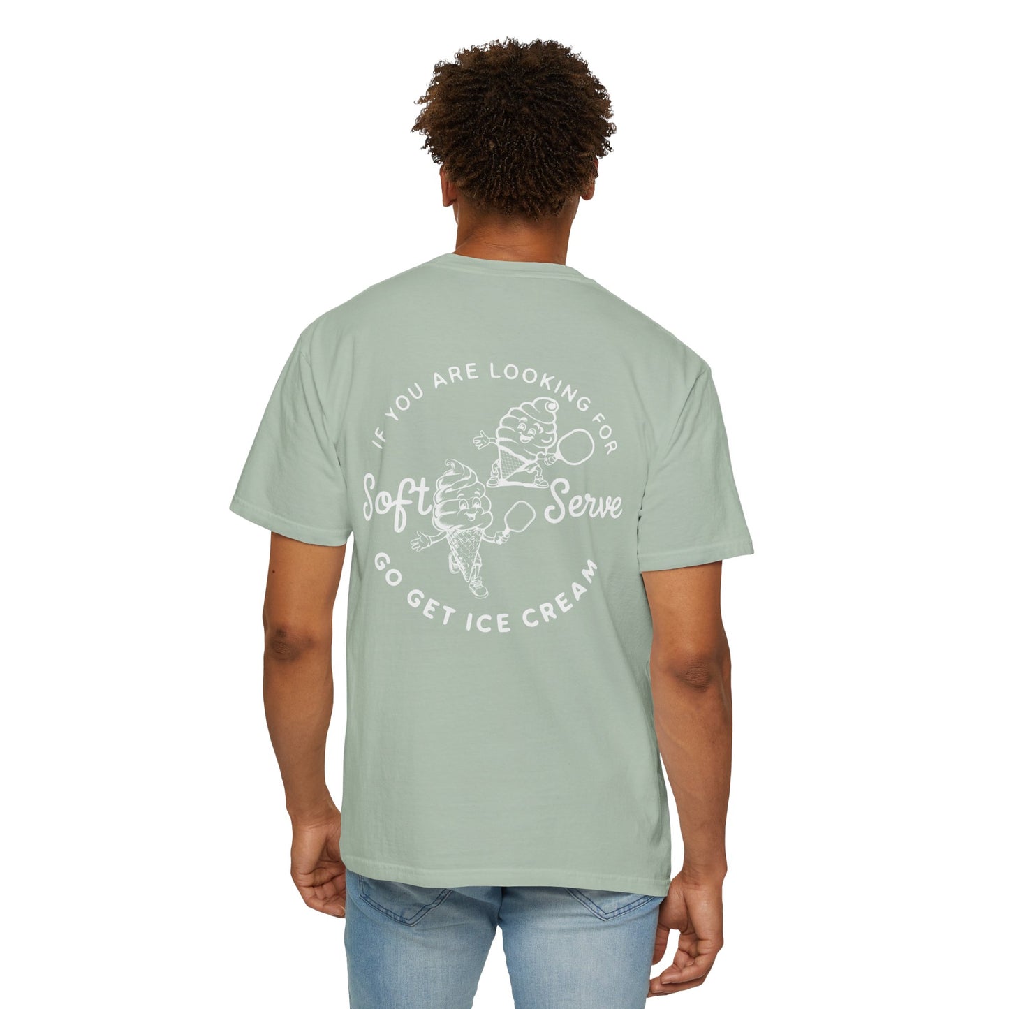 Pickleball Vintage Ice Cream Style T-Shirt - If you are looking for soft serve go get icecream