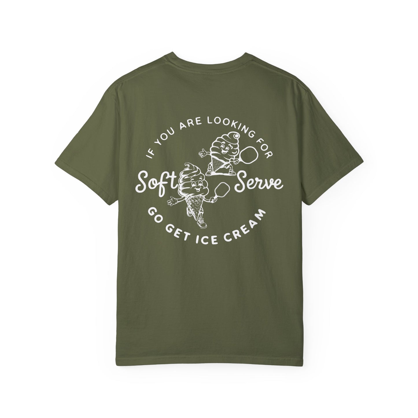 Pickleball Vintage Ice Cream Style T-Shirt - If you are looking for soft serve go get icecream