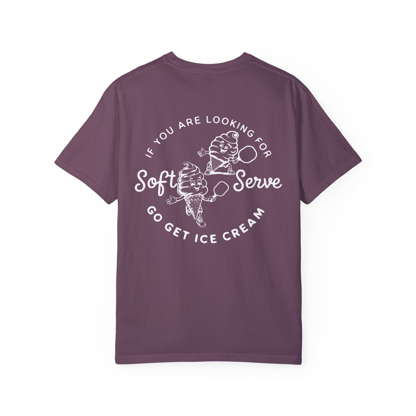 Pickleball Vintage Ice Cream Style T-Shirt - If you are looking for soft serve go get icecream