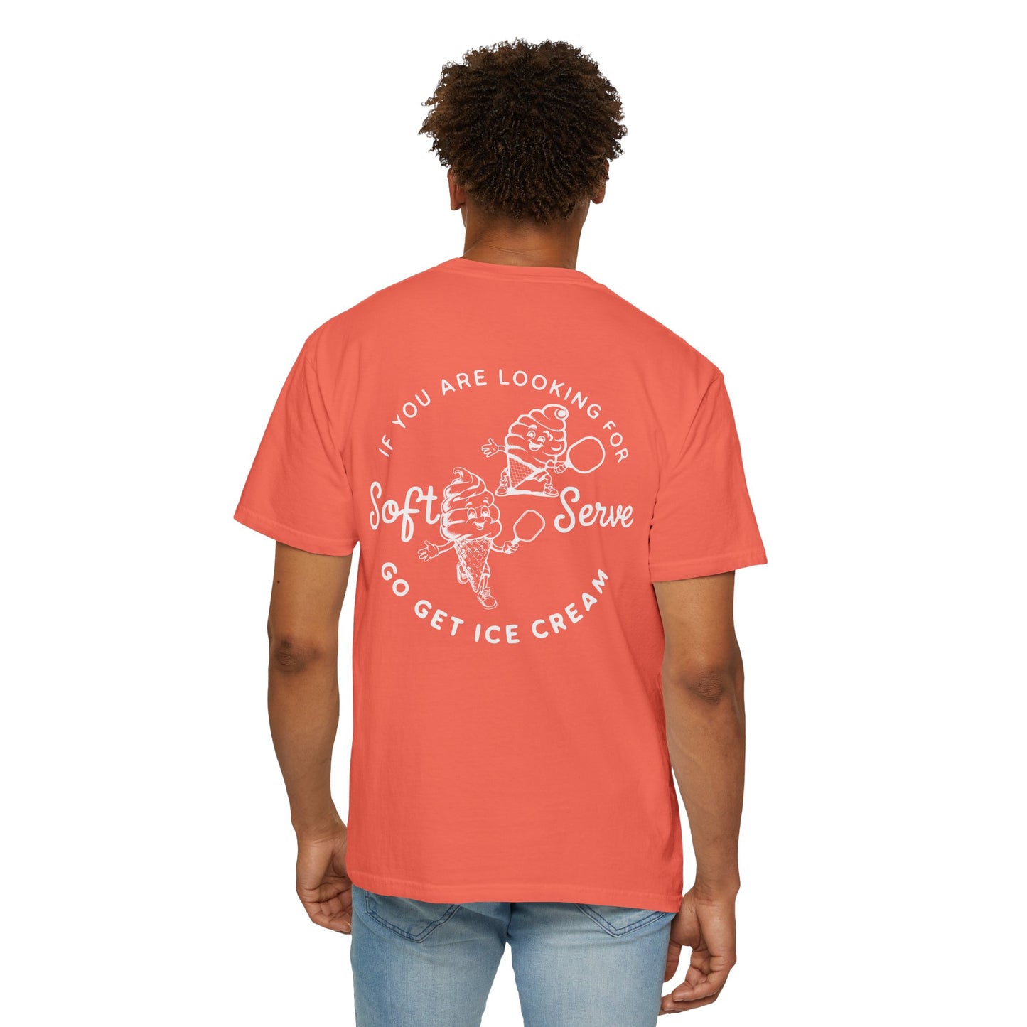 Pickleball Vintage Ice Cream Style T-Shirt - If you are looking for soft serve go get icecream