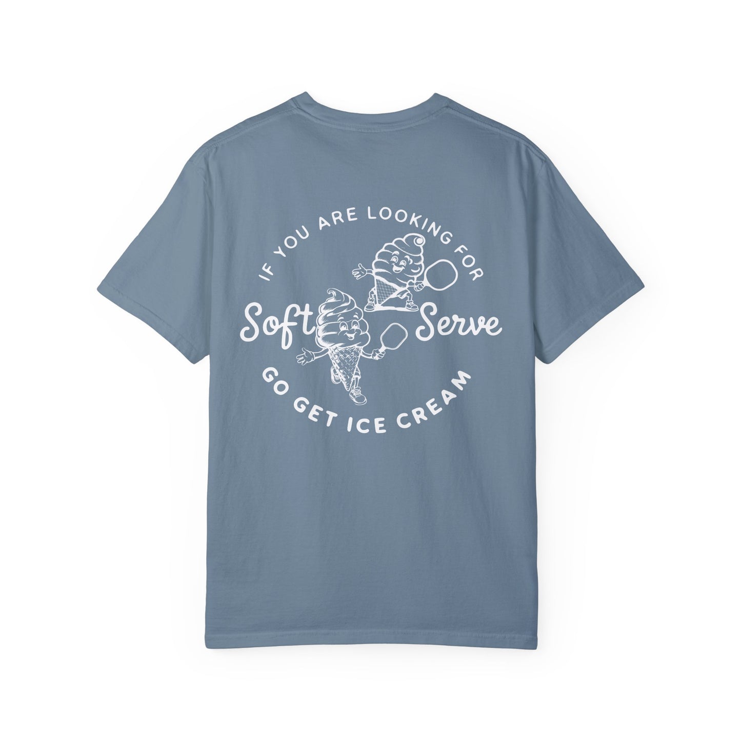 Pickleball Vintage Ice Cream Style T-Shirt - If you are looking for soft serve go get icecream