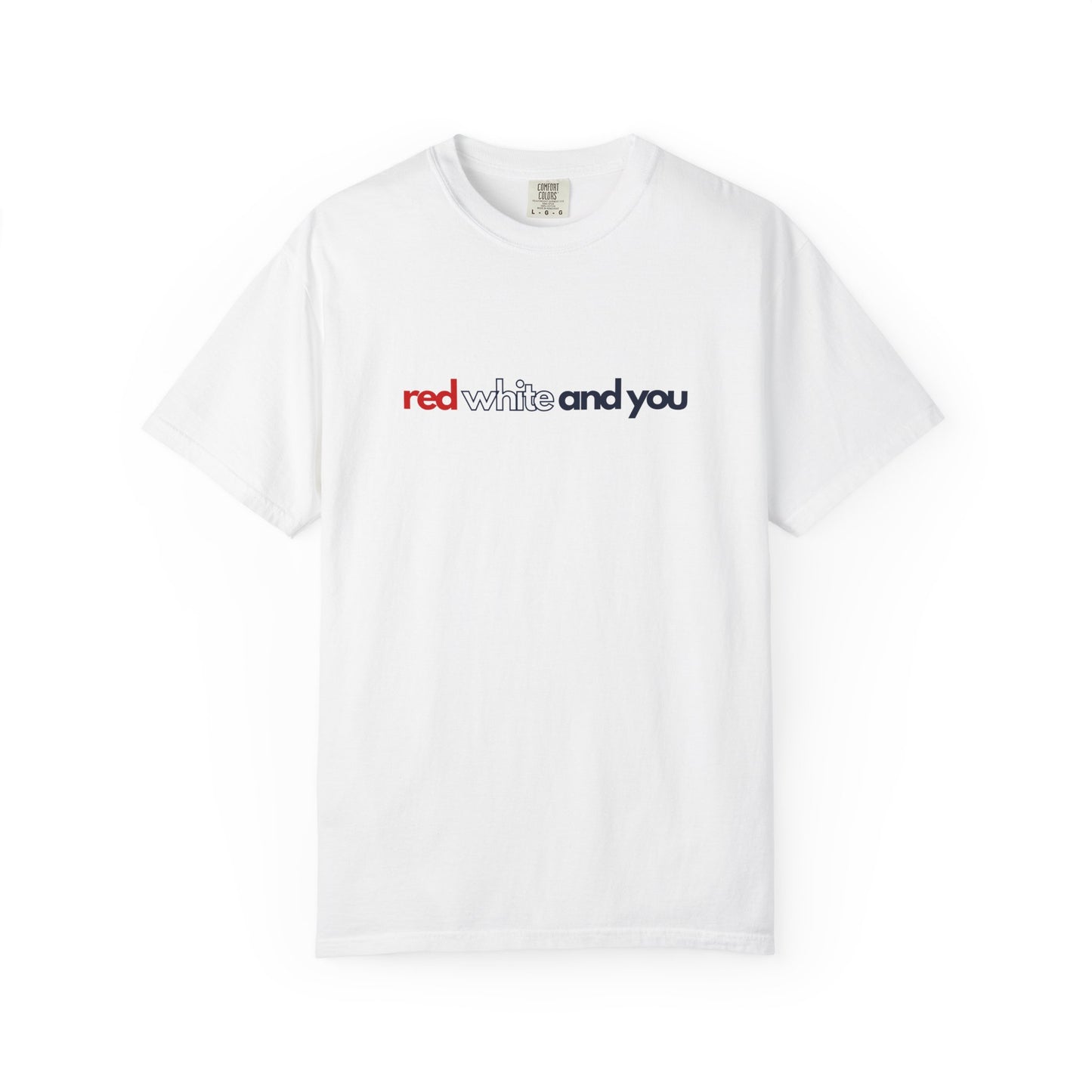 Red White and You 4th of July Couples T Shirt