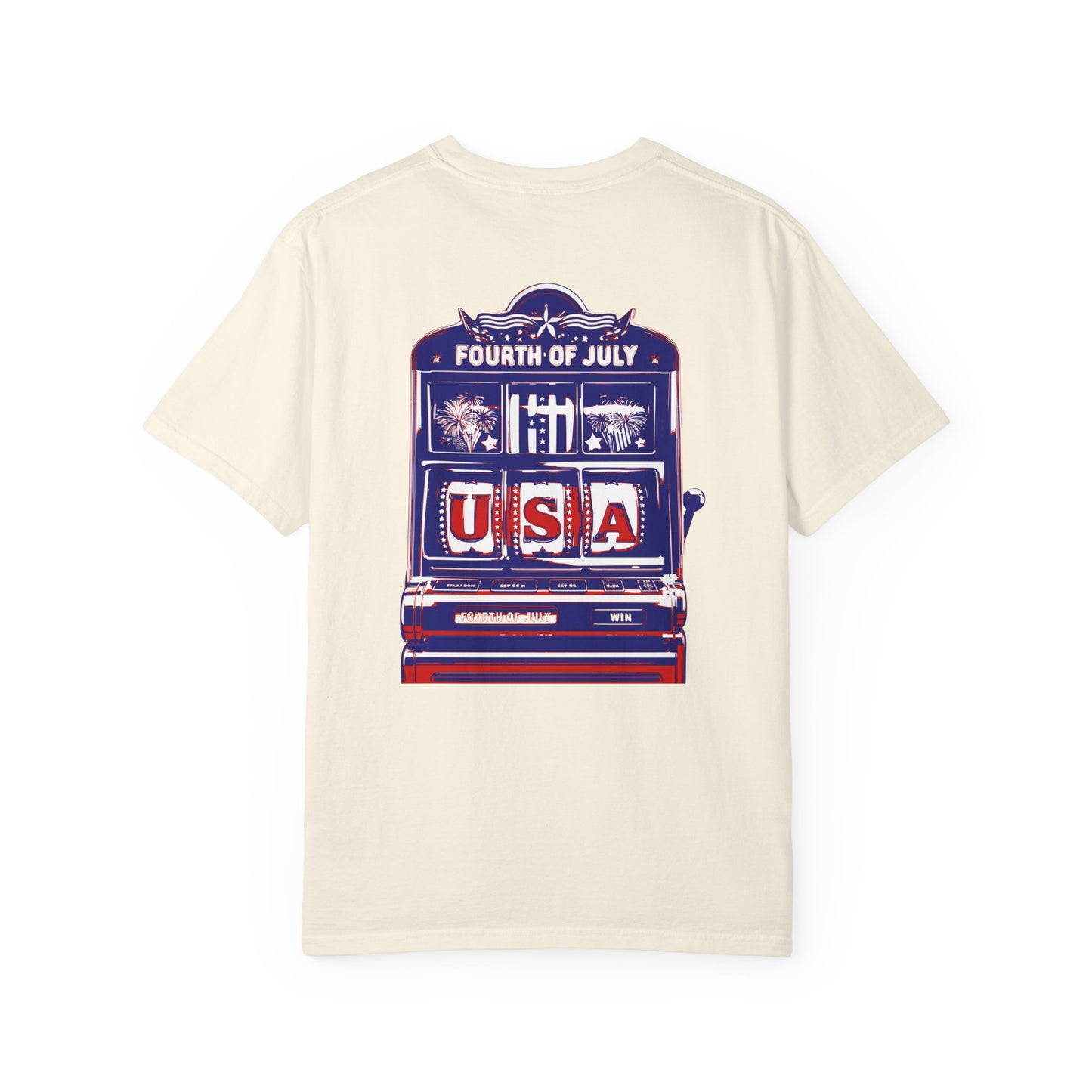 USA 4th of July Gambling Slot Machine T Shirt