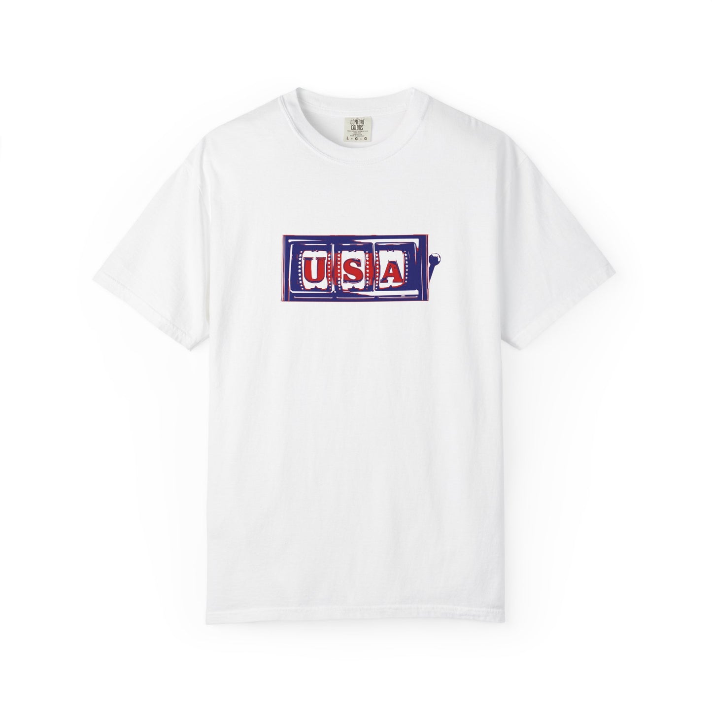 USA 4th of July Gambling Slot Machine T Shirt