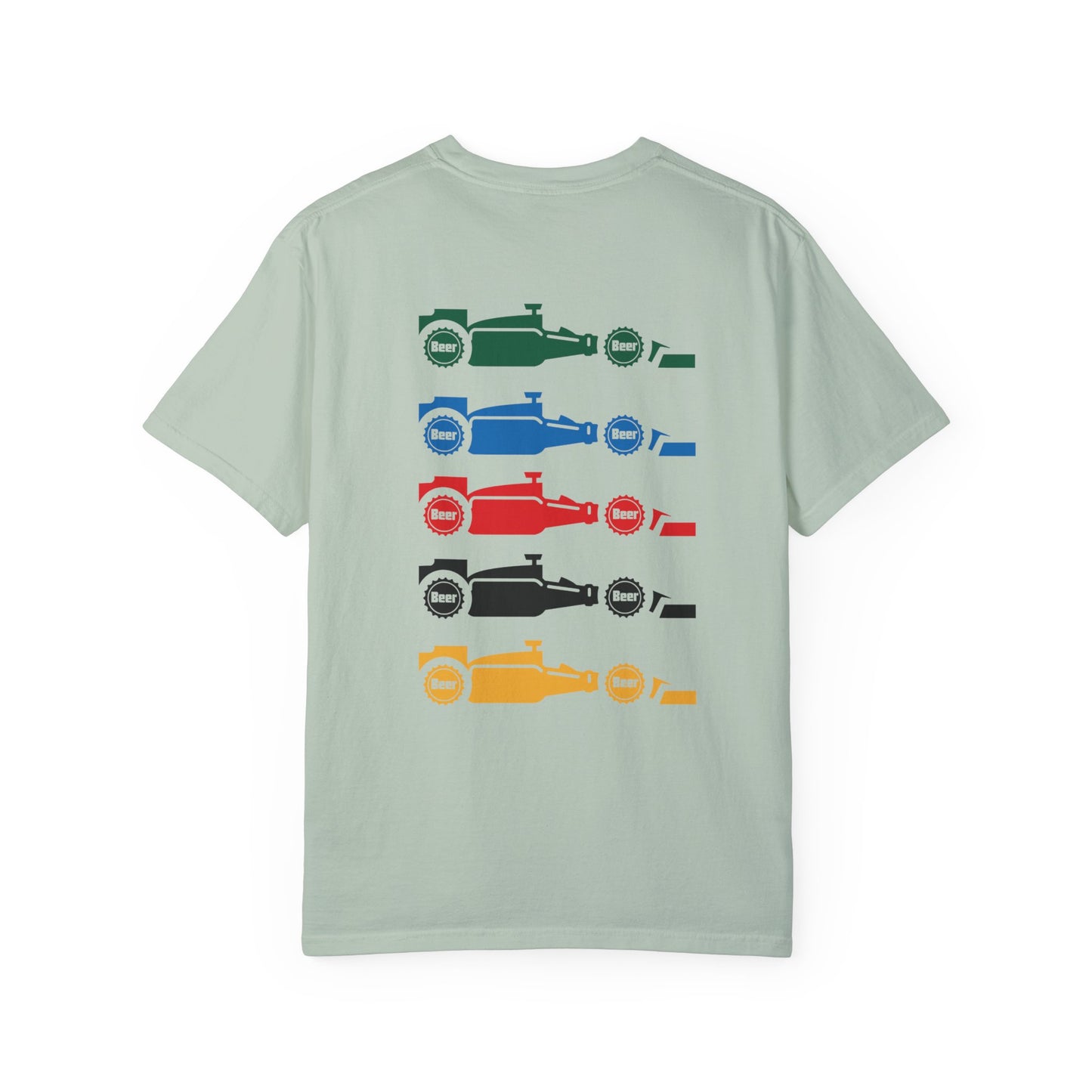 Indy 500 Beer Indy Car -Dyed T-shirt