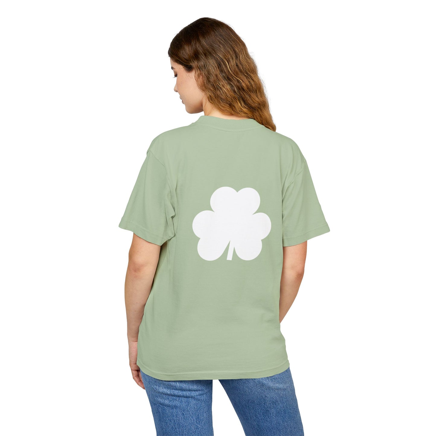 Kiss Me, I'm Wasted - Oversized Heavy Patrick's Day T-Shirt