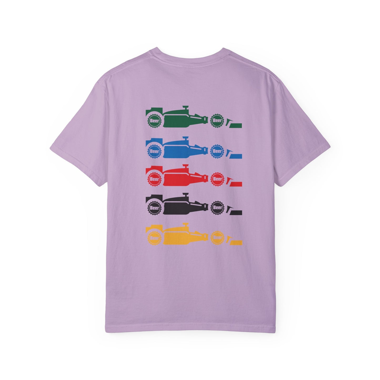Indy 500 Beer Indy Car -Dyed T-shirt