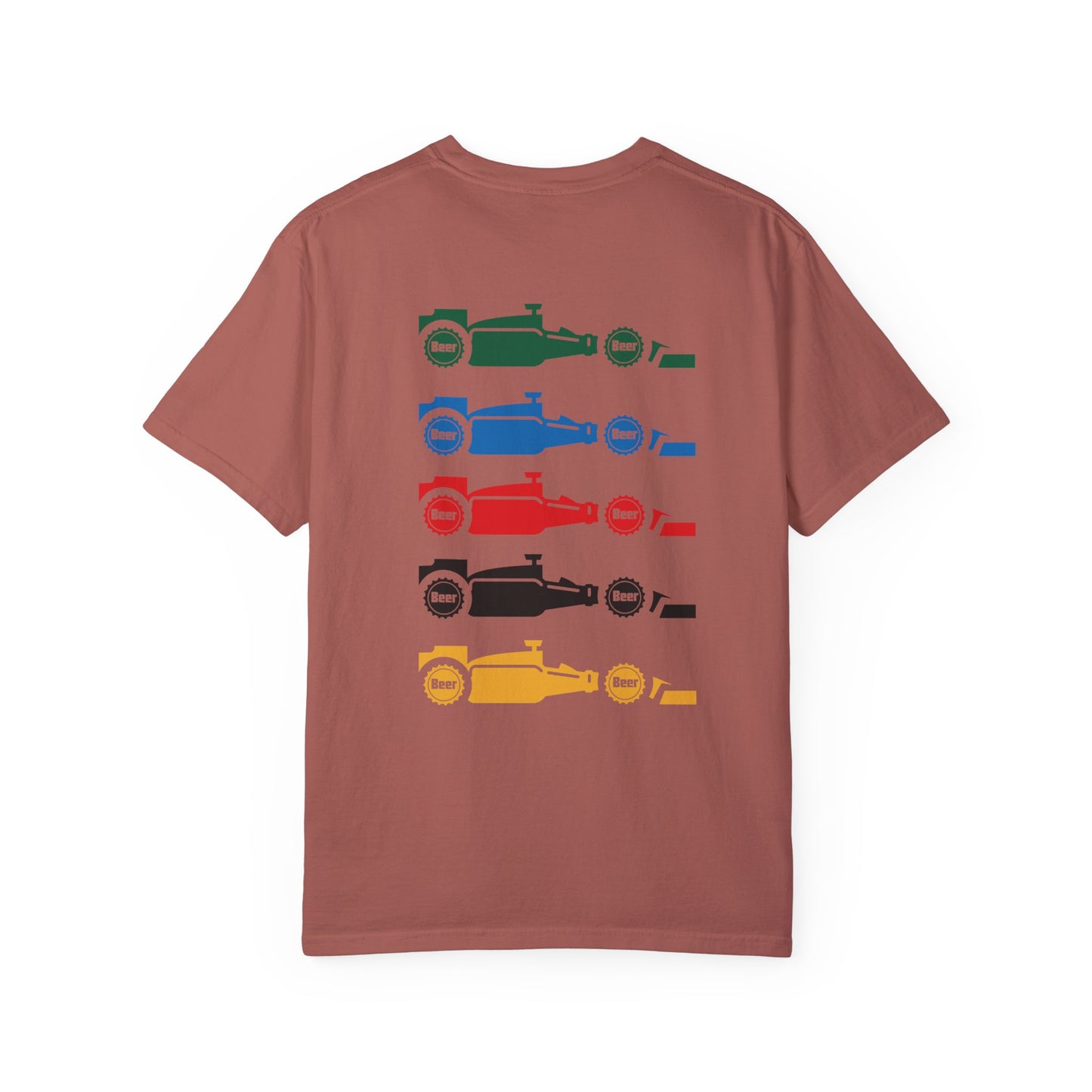 Indy 500 Beer Indy Car -Dyed T-shirt