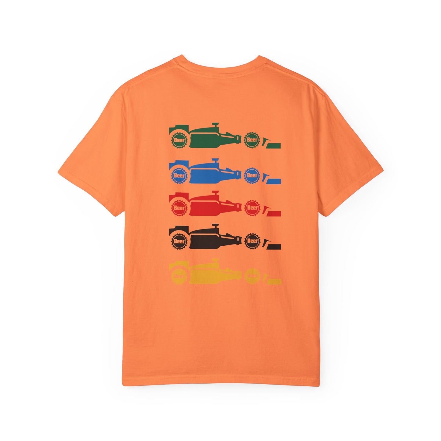 Indy 500 Beer Indy Car -Dyed T-shirt