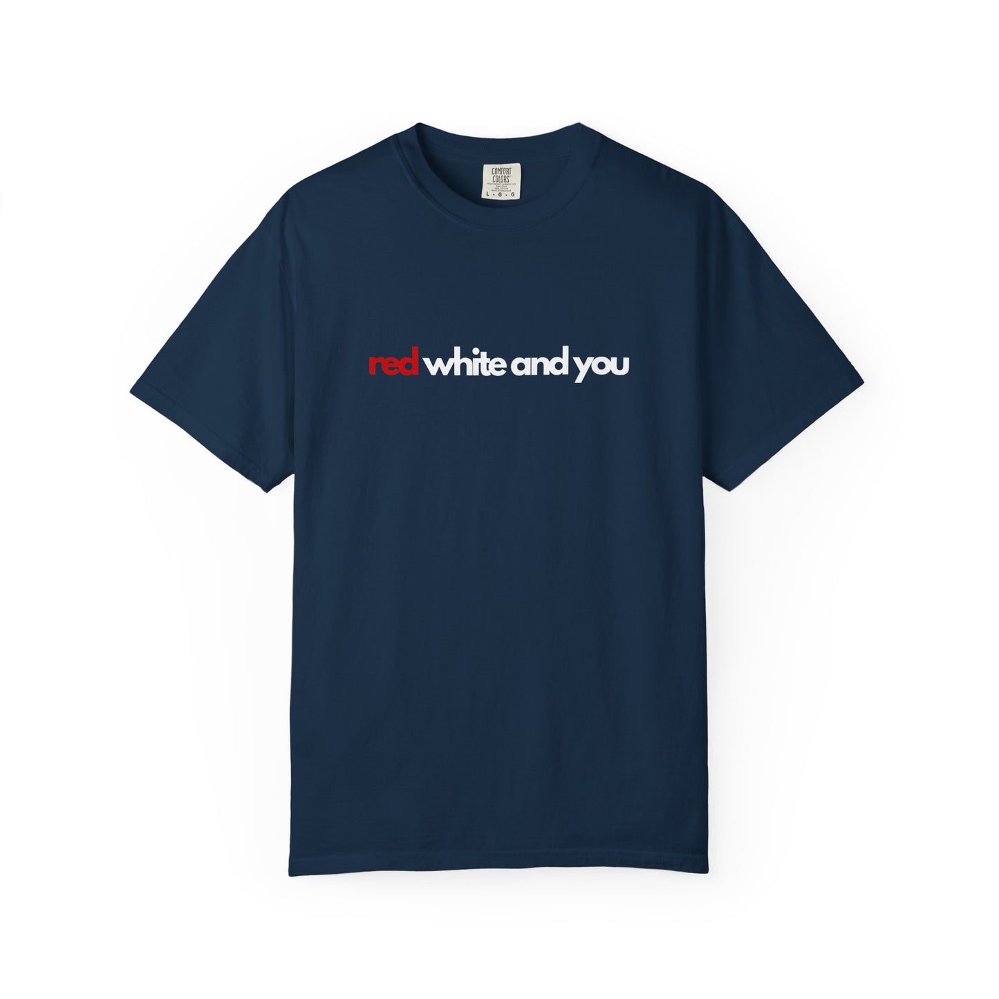 Red White and You 4th of July Couples T Shirt