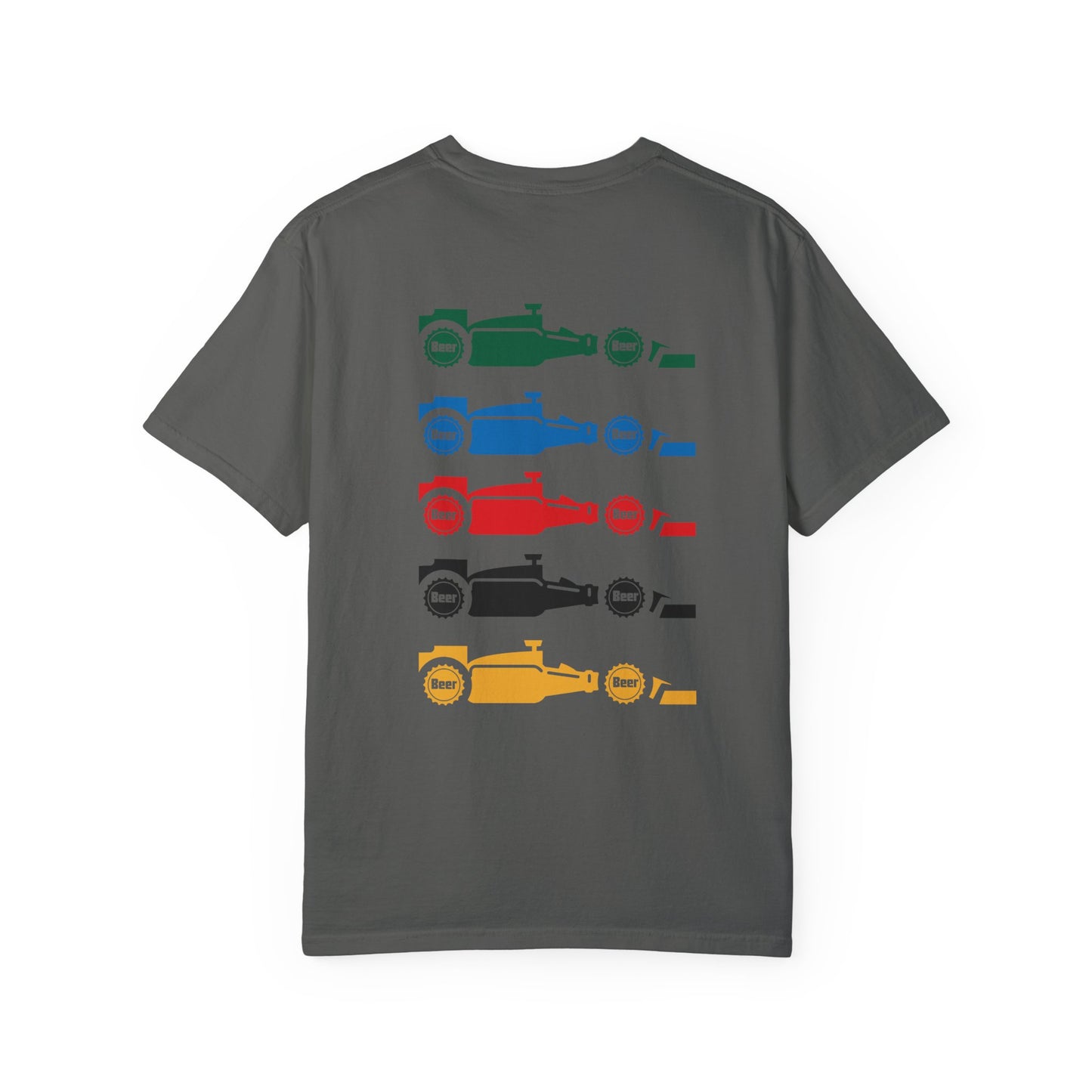 Indy 500 Beer Indy Car -Dyed T-shirt