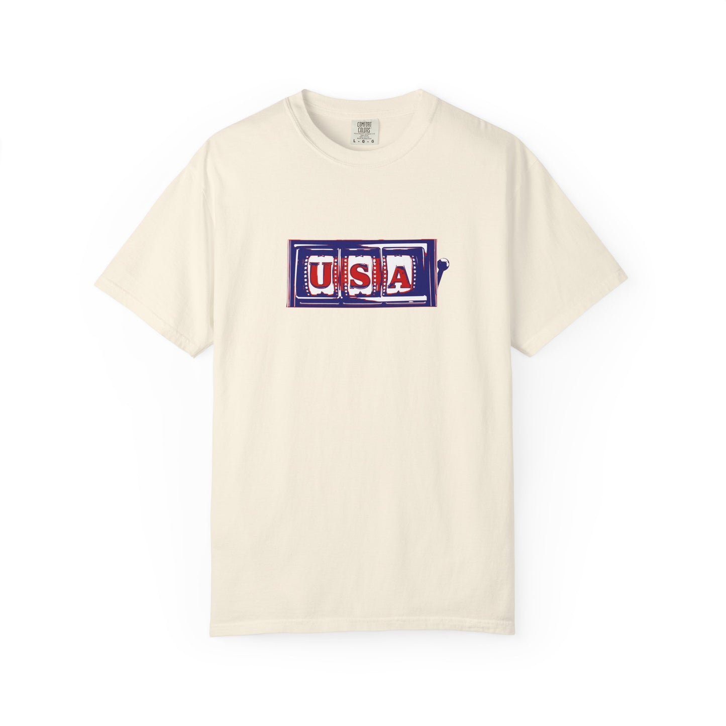 USA 4th of July Gambling Slot Machine T Shirt