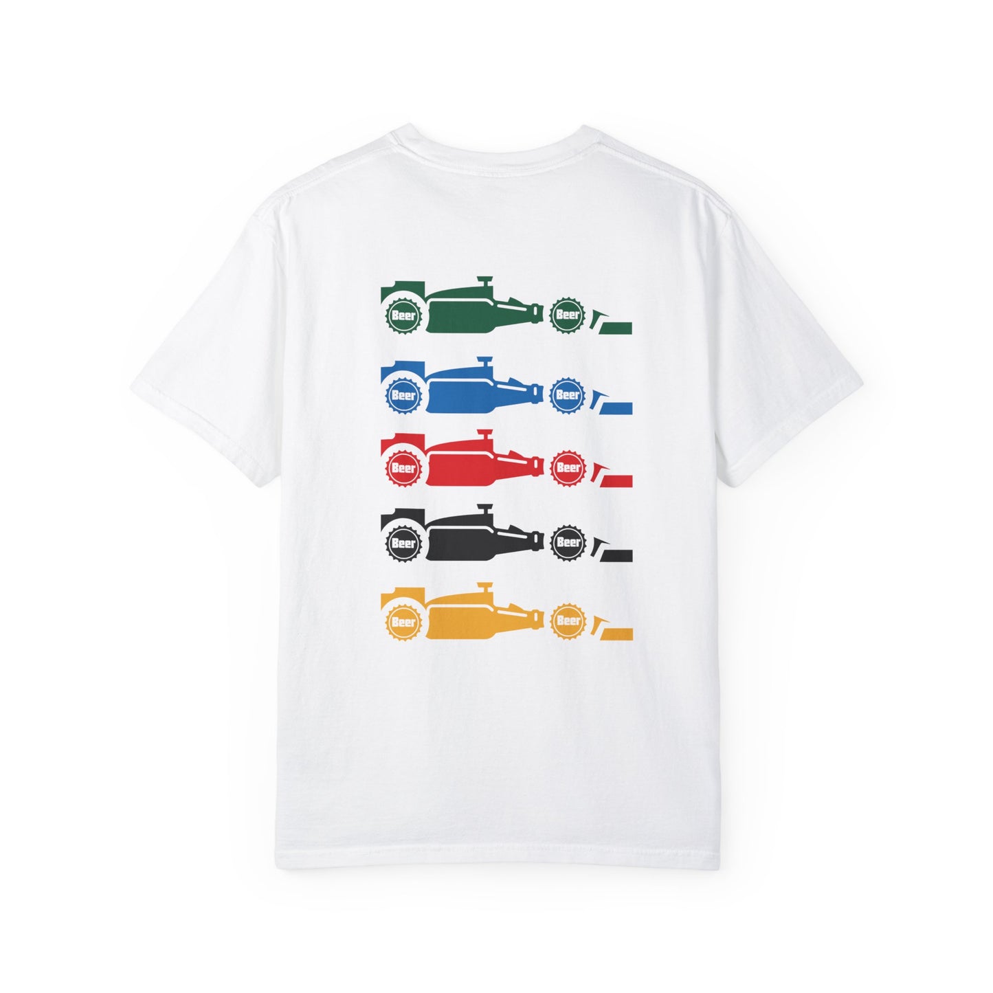 Indy 500 Beer Indy Car -Dyed T-shirt